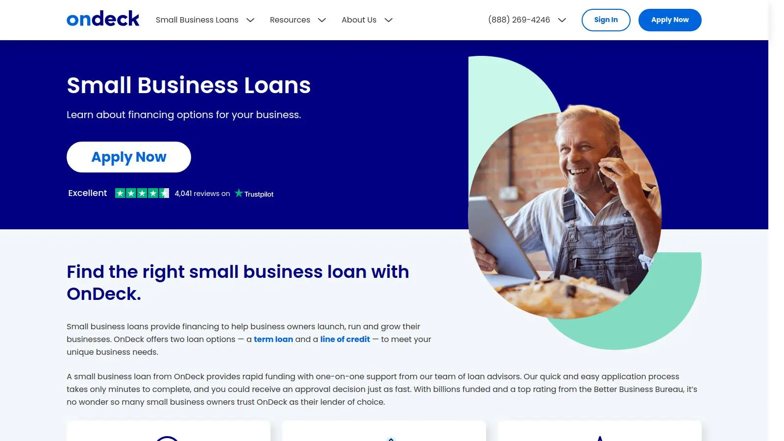 OnDeck loan for small businesses